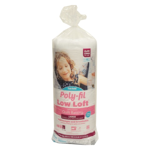 Poly-Fil Low-Loft® Batting 90″ x 108″
