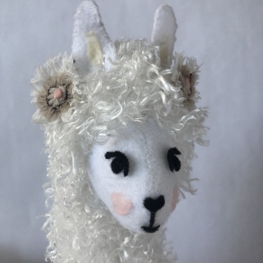 Llama Love - Soft Sculpture Llama Pillow