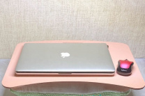DIY Lap Desk with Crochet Cushion