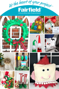 Last Minute Christmas Crafts with Fairfield #fairfield #madewithffw #polyfil