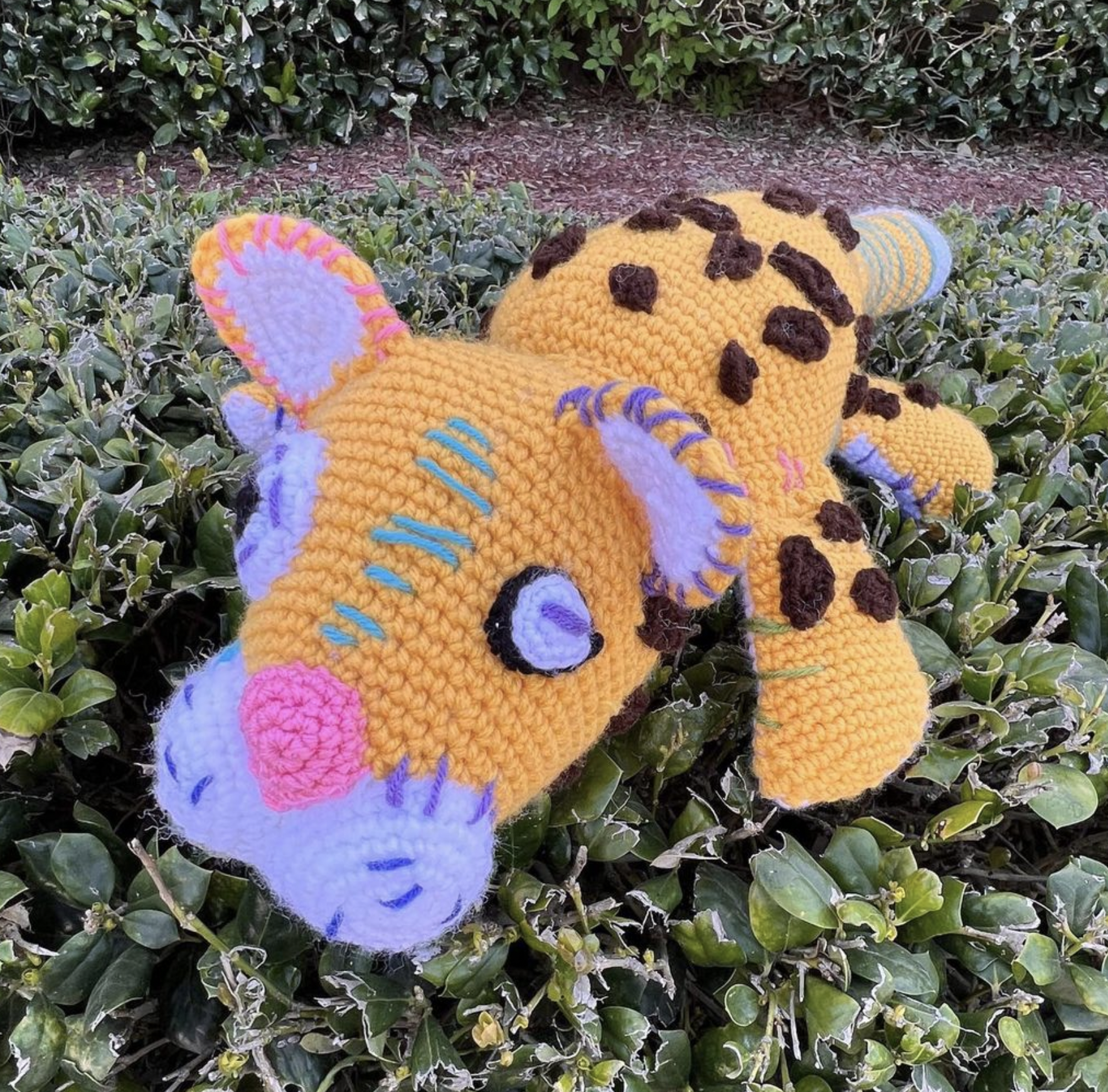 DIY jaguar plush with poly-fil