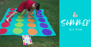 DIY Twister Game: Summer Fun for the Family - Morena's Corner