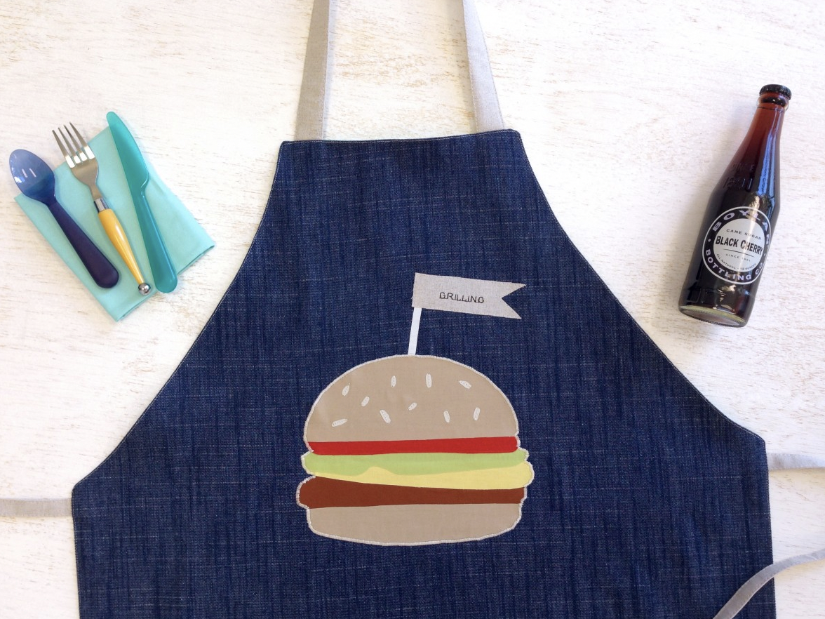 hamburger apron DIY