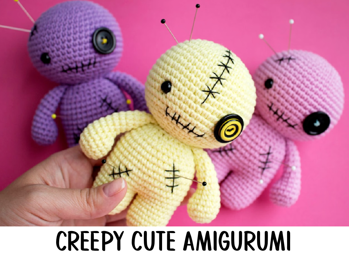 A Crochet World of Creepy Creatures and Cryptids: 40 Amigurumi Patterns for  Adorable Monsters, Mythical Beings and More