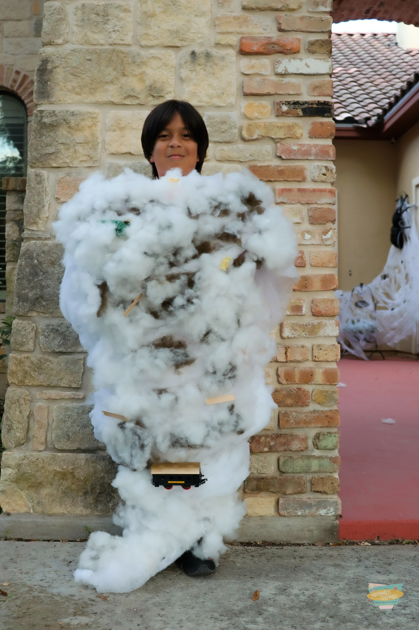 DIY tornado for Halloween