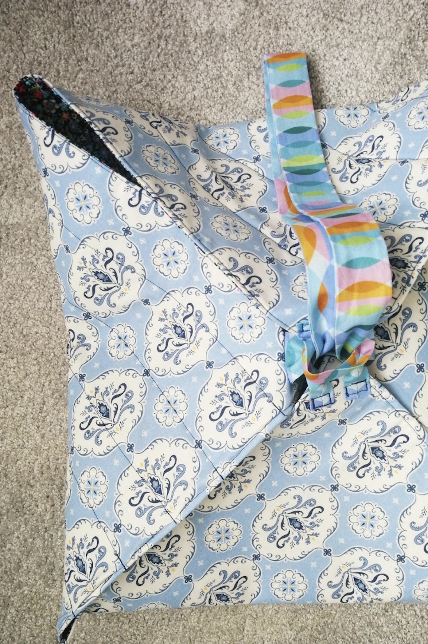 fabric pie carrier tutorial