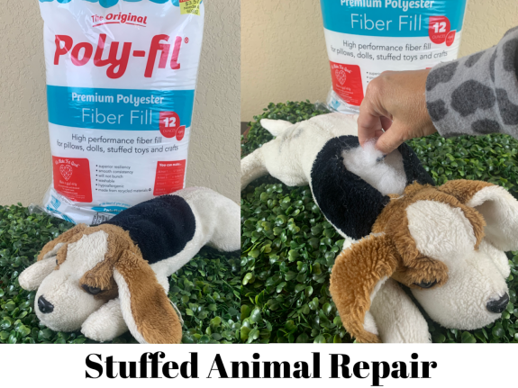 how to repair a stuffed animal toy