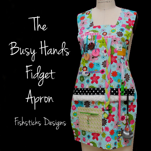 fidget apron autism and sewing