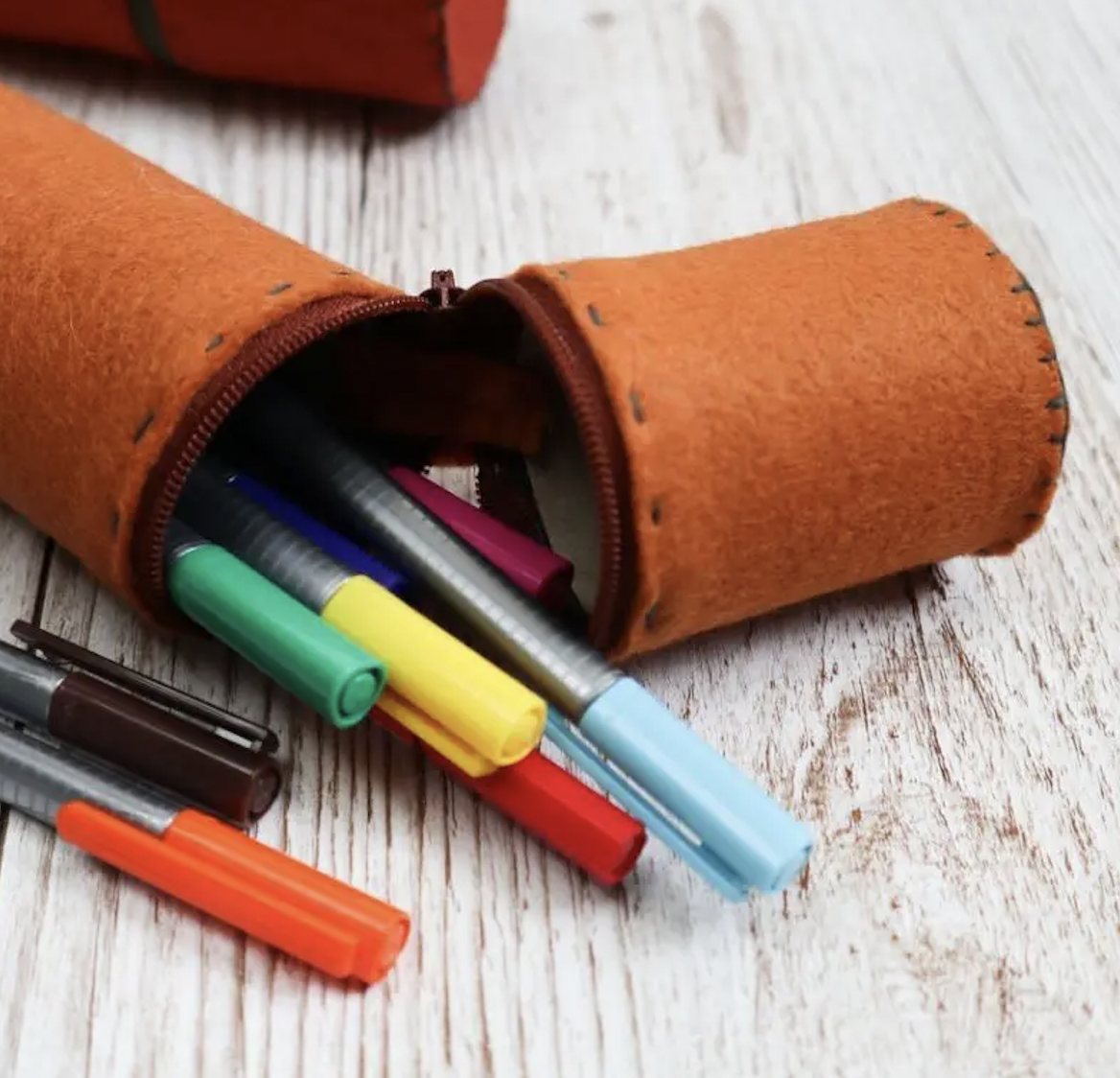 toilet roll pencil case