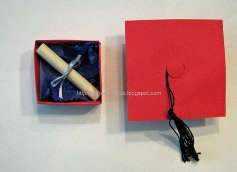 DIY Graduation cap money box