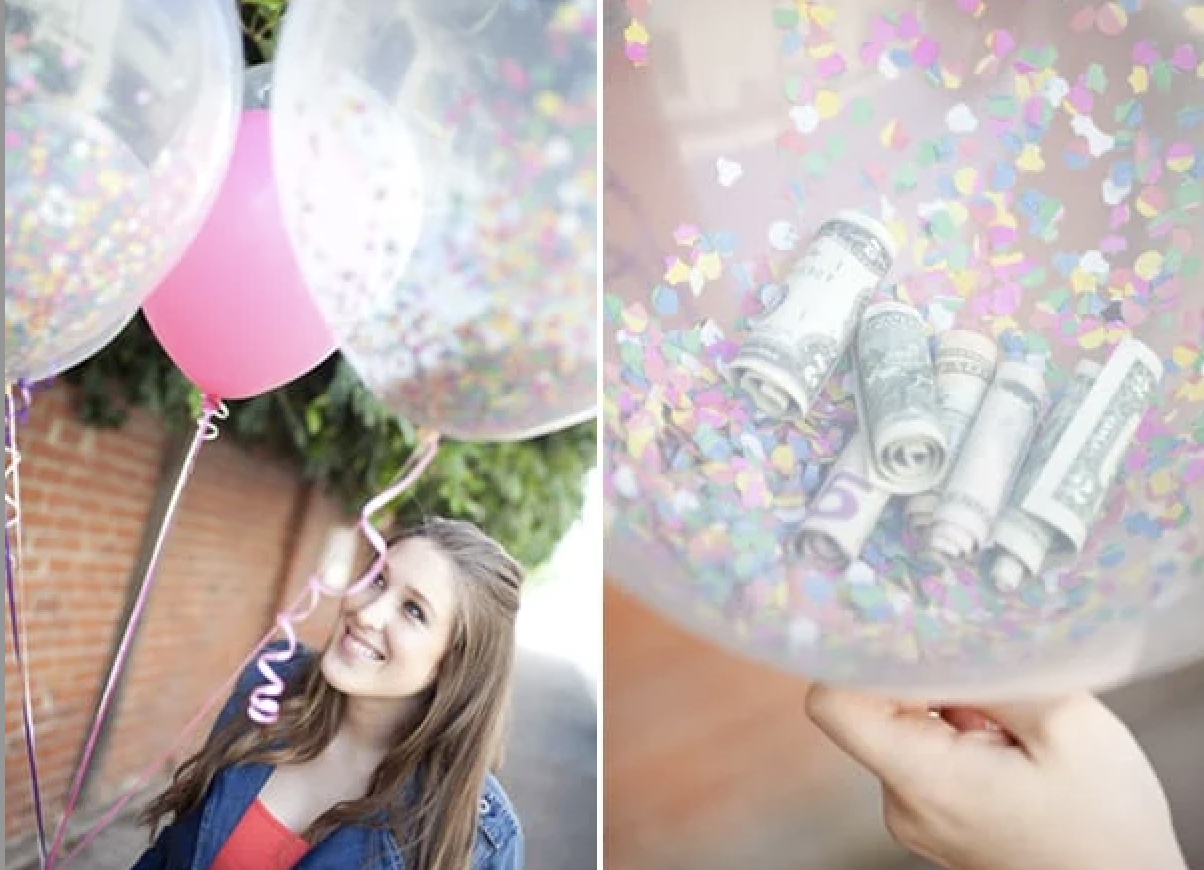 DIY Graduation money gift