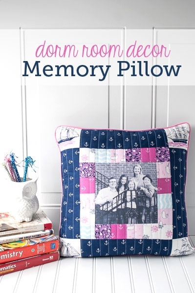 memory pillow DIY
