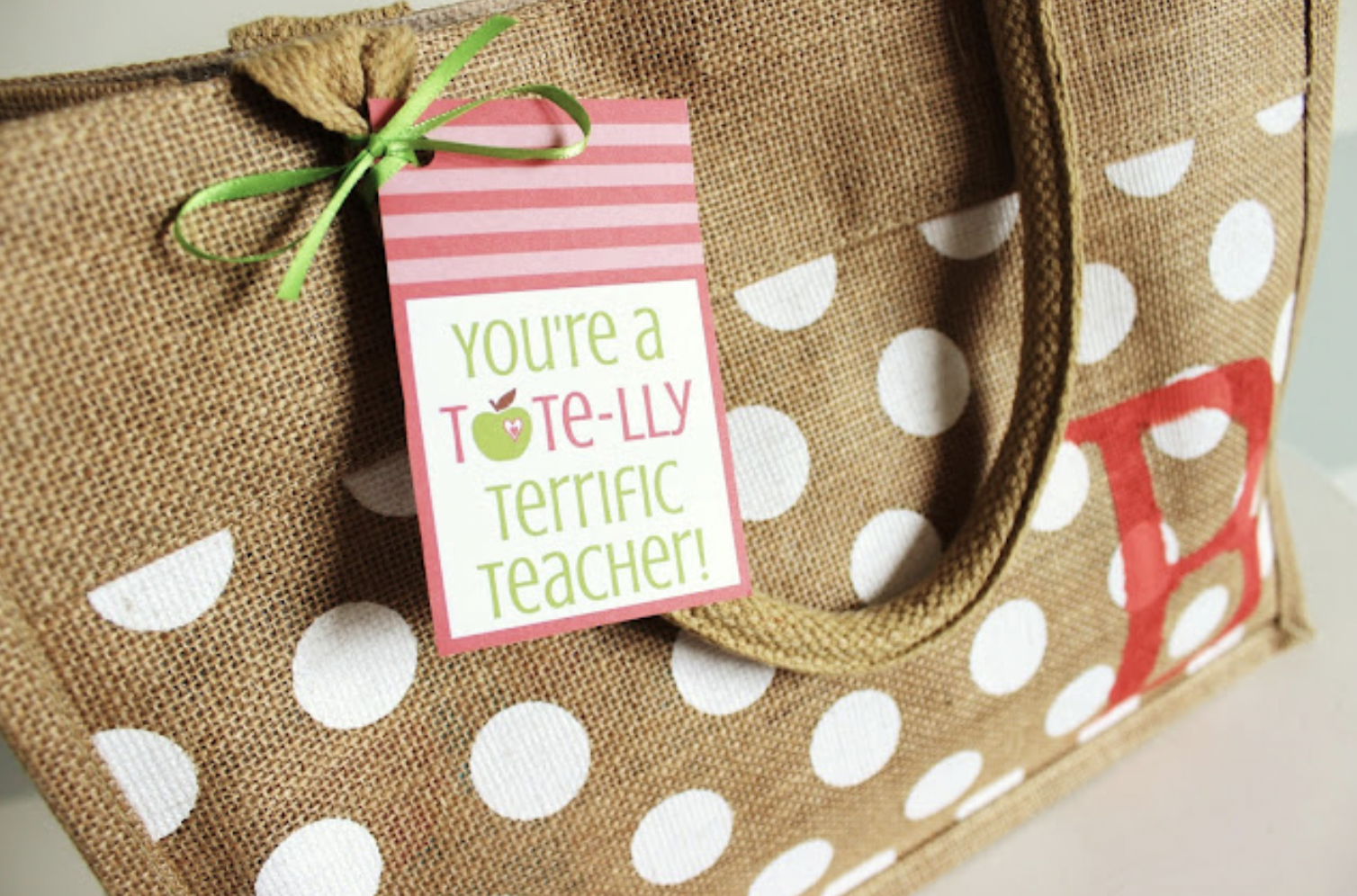 educator gift tote bag