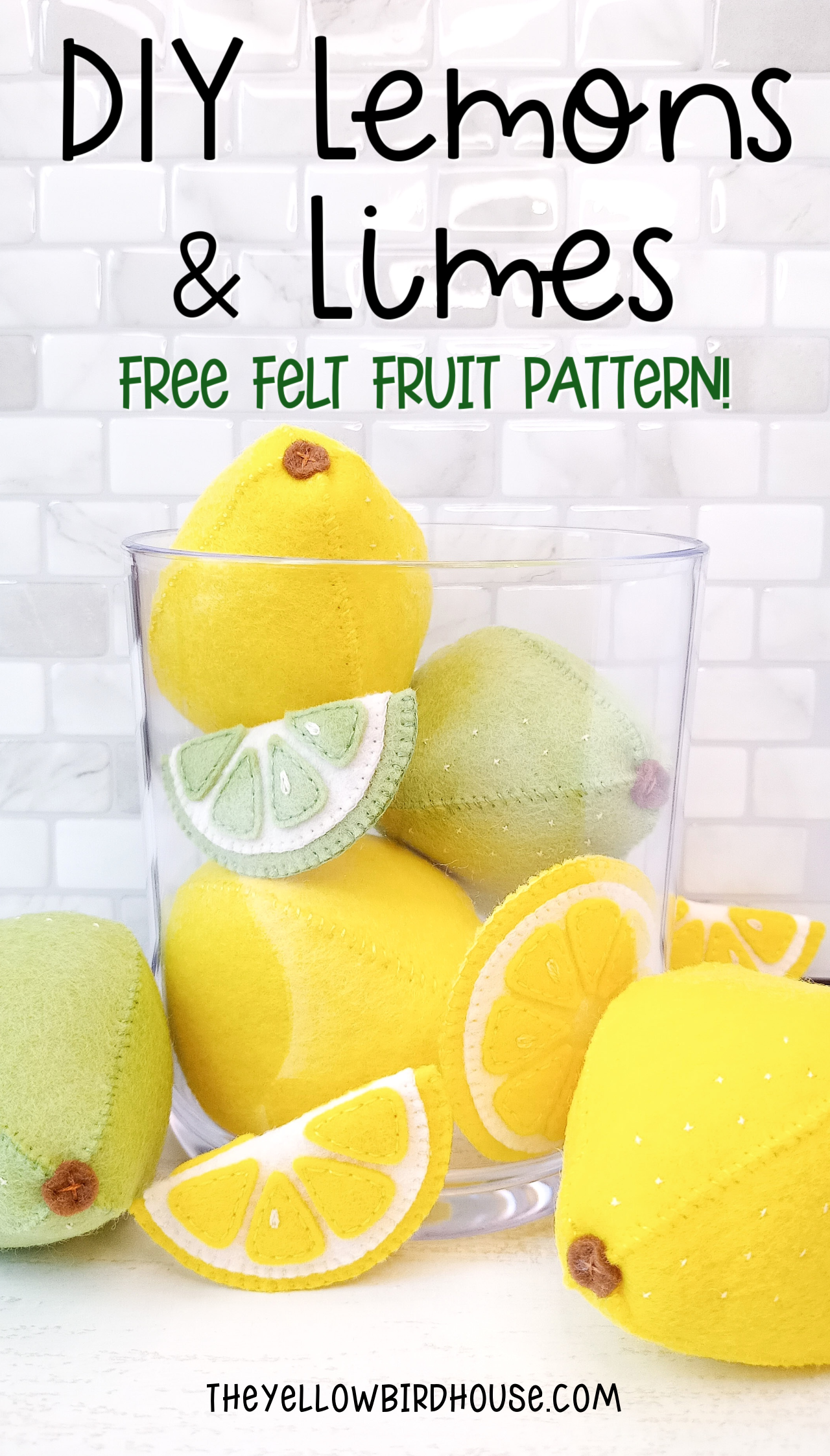 felt fruit pattern