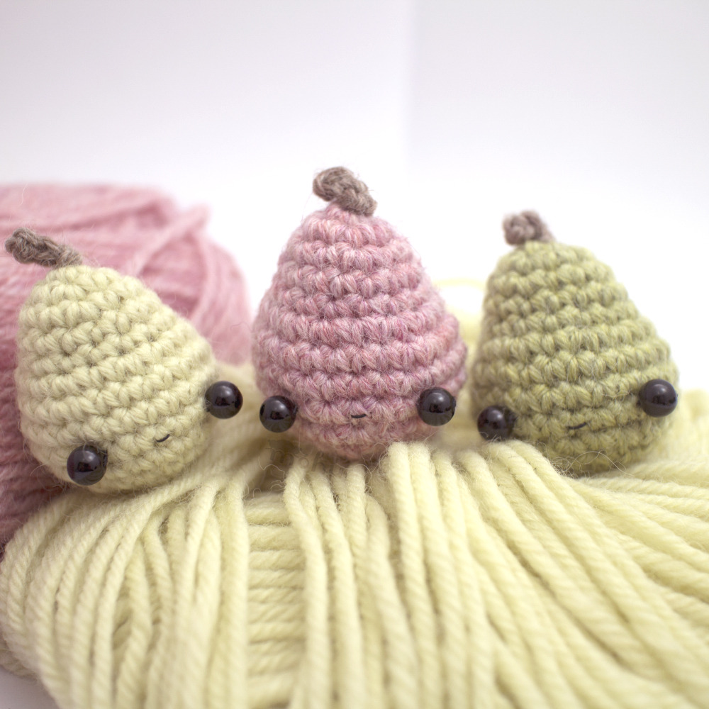 crochet pear pattern