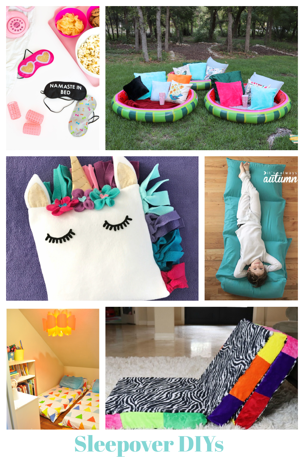 slumber party DIYs 
