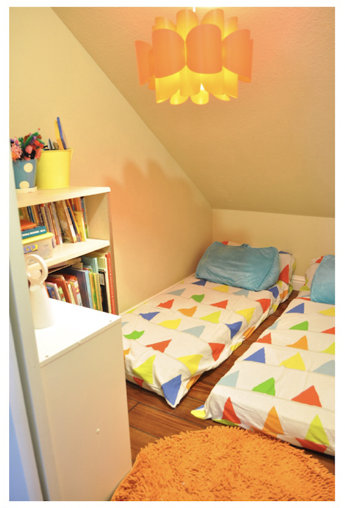 DIY cushion sleepover mat