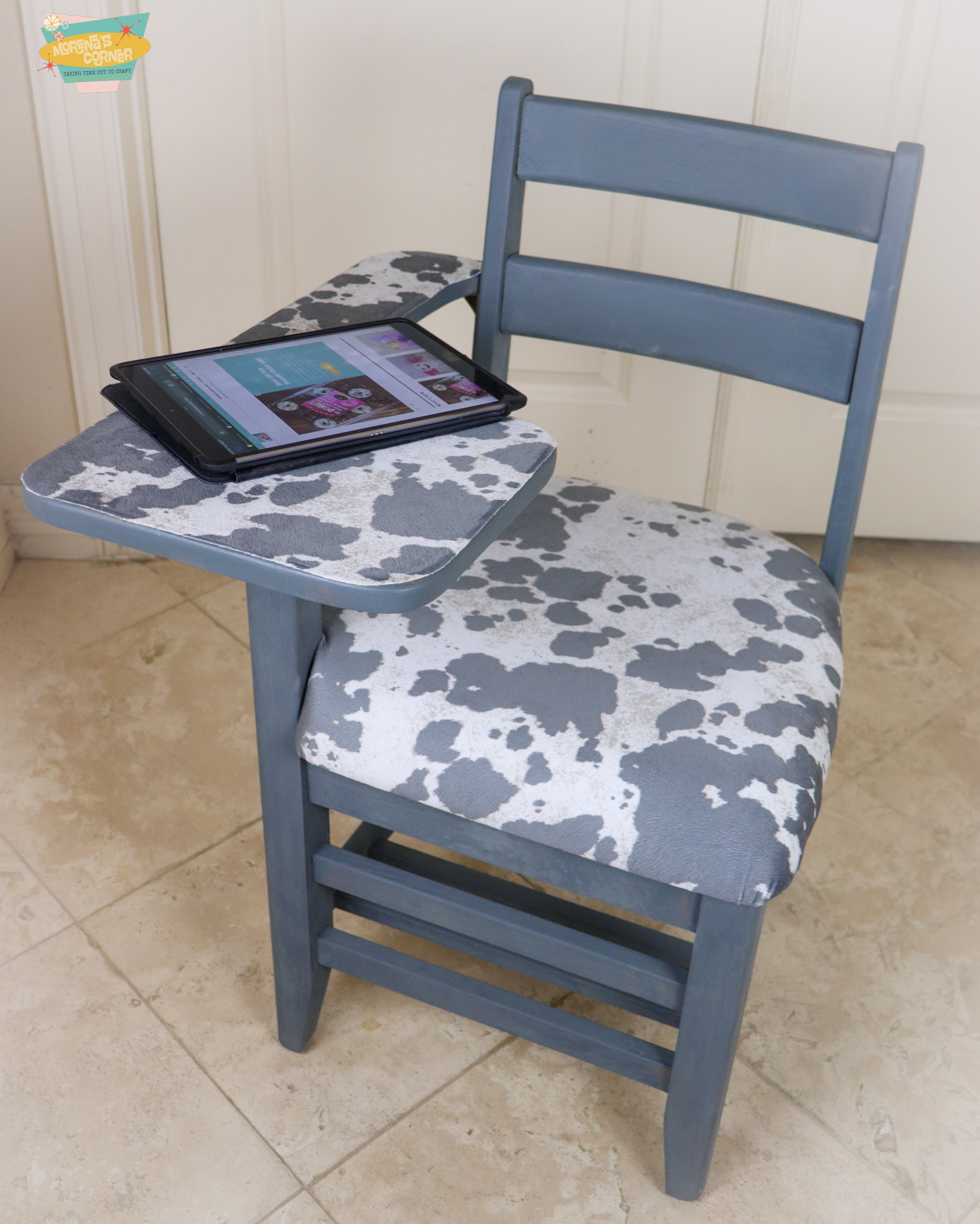 student wood desk makeover