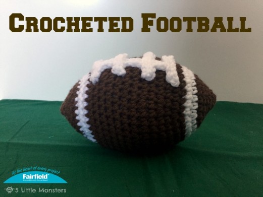crocheted football