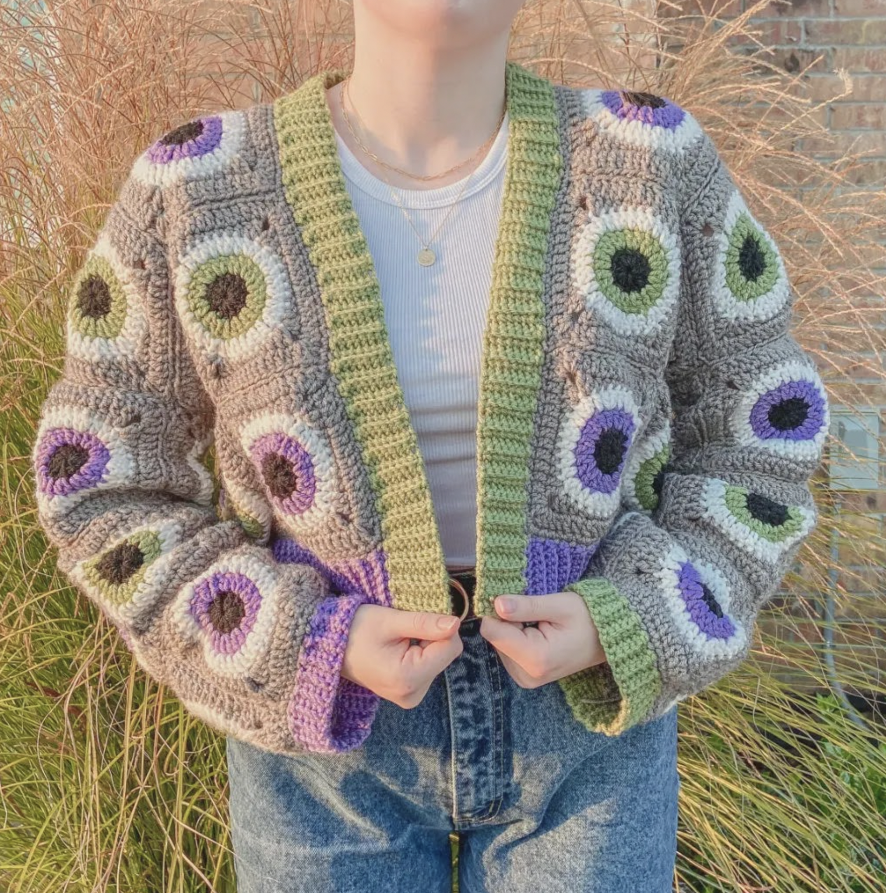 eyeball cardigan