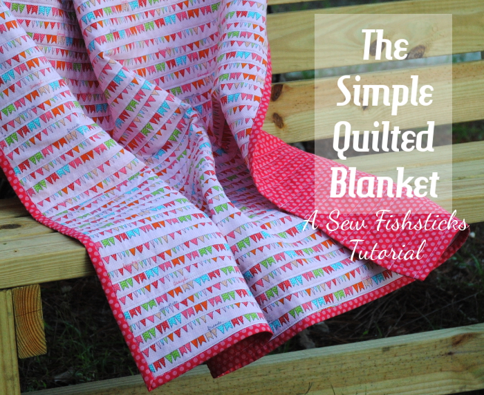 quilted blanket for game day