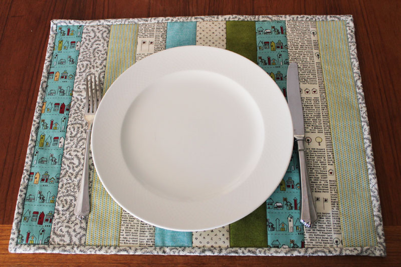 quilt as you go placemat
