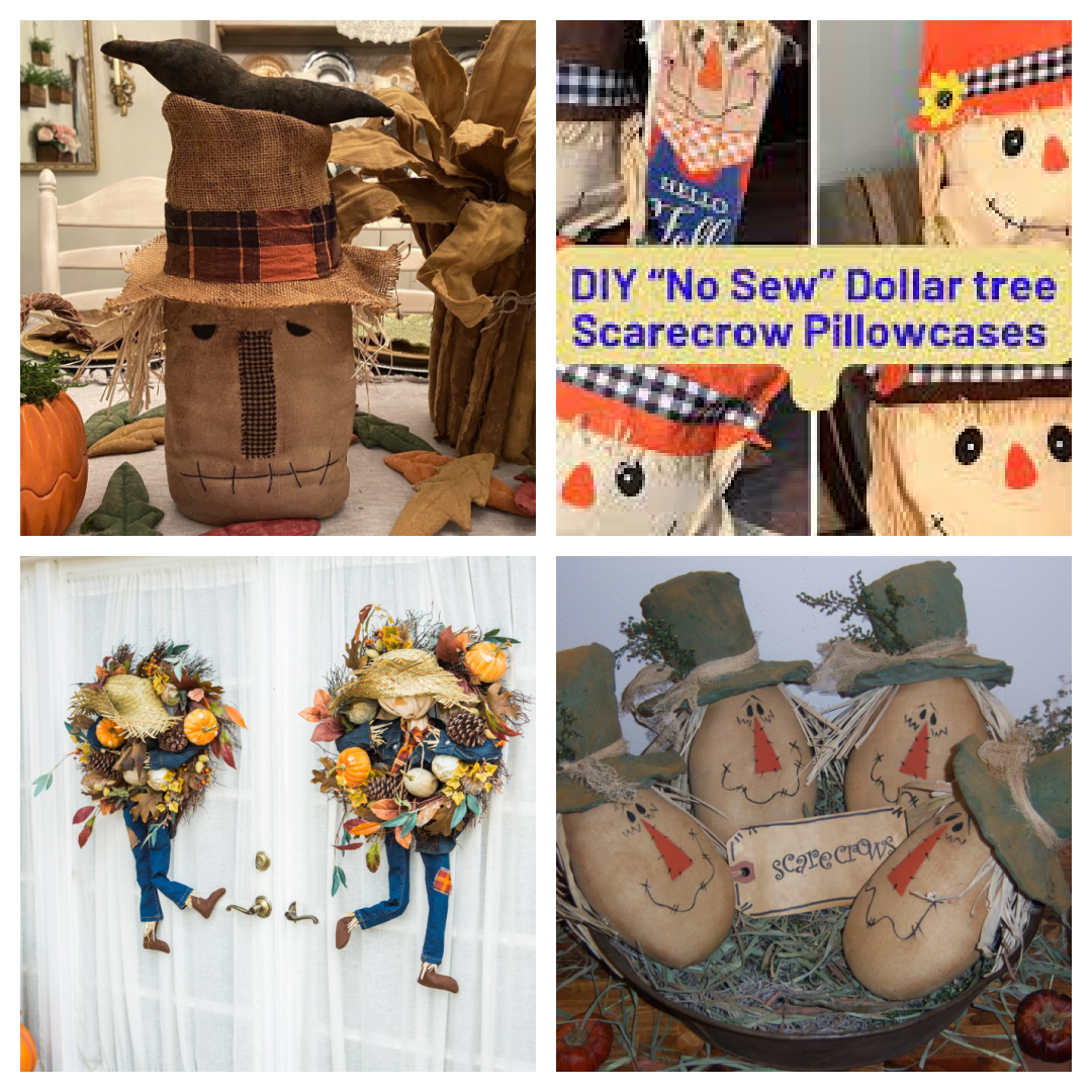 scarecrow home decor DIYs
