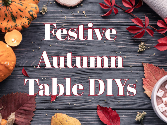 festive autumn table DIYs