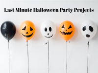 last minute halloween party projects