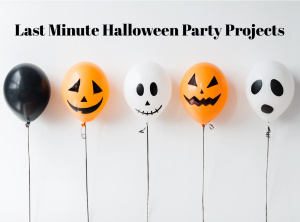 last minute halloween party projects