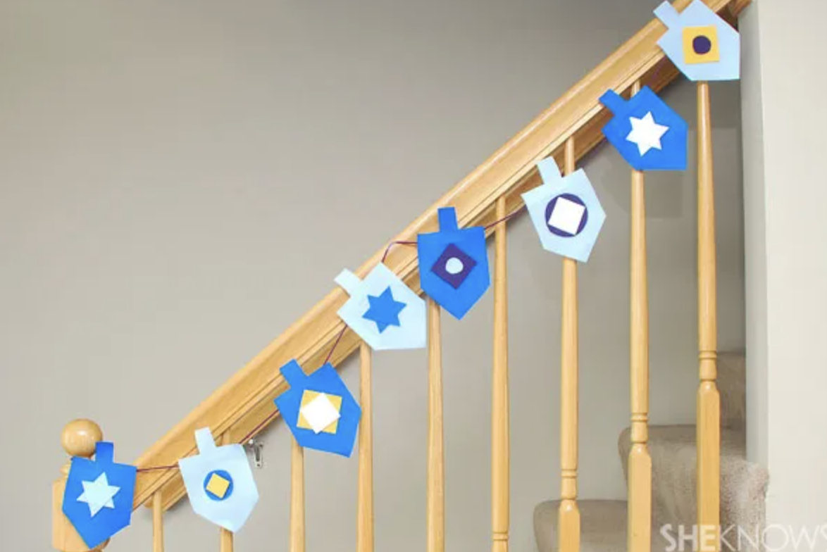 dreidel banner craft
