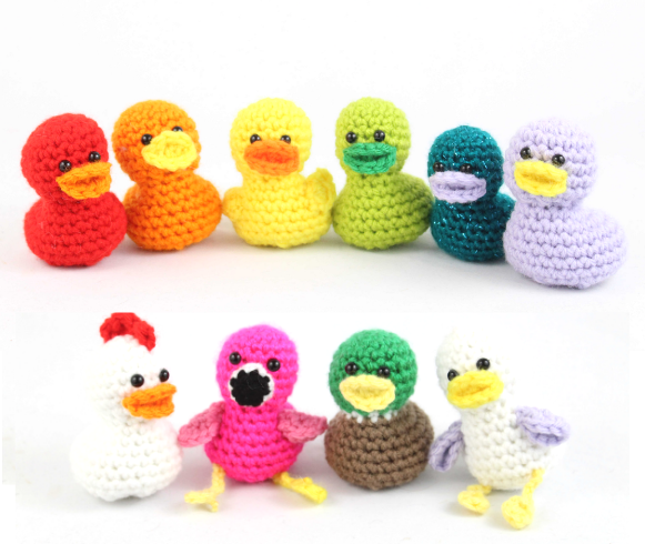 duck amigurumi free pattern
