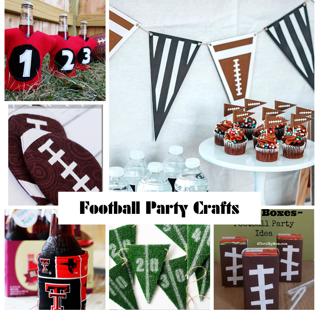 football party decor crafts