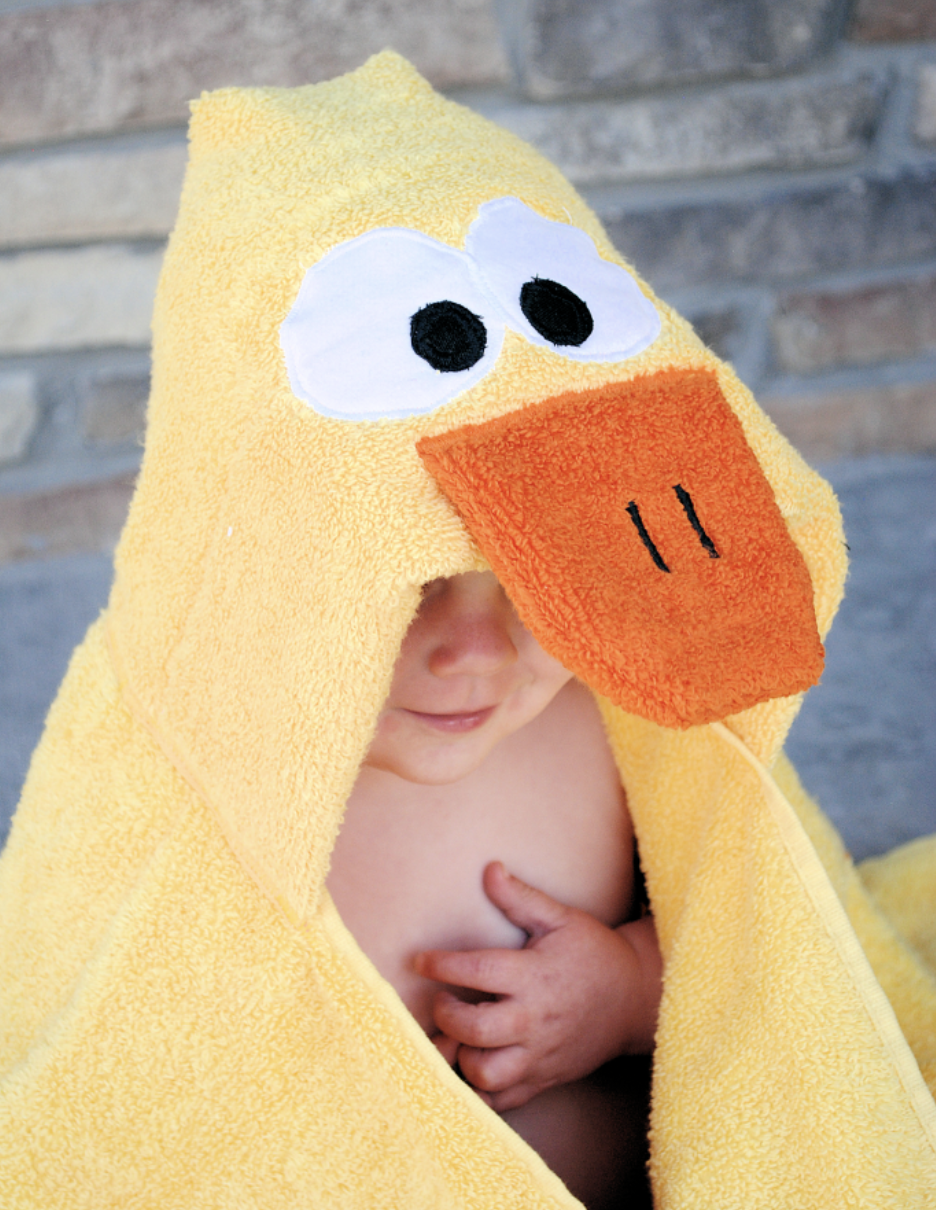 duck hooded towel pattern