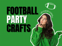 fun football party crafts