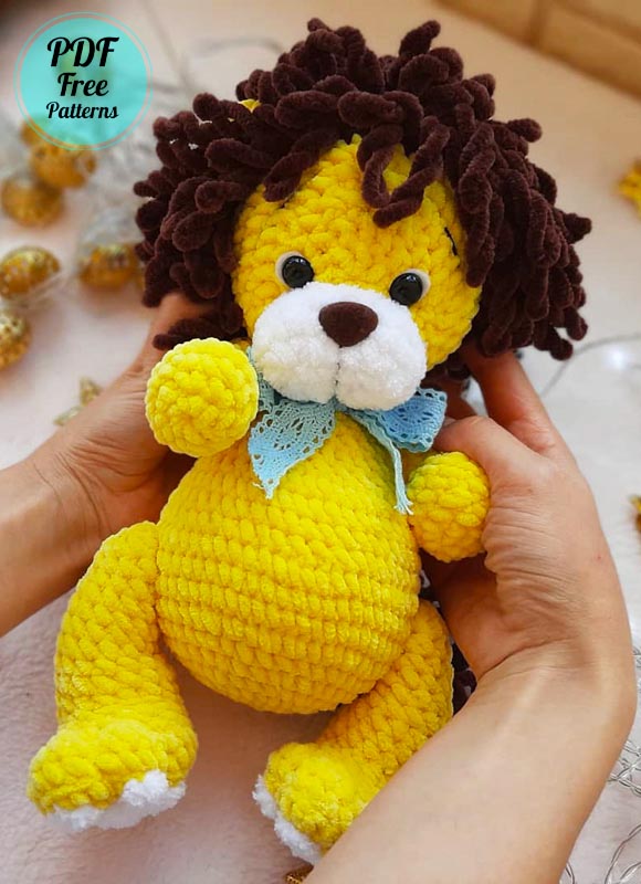 lion with mane plush
