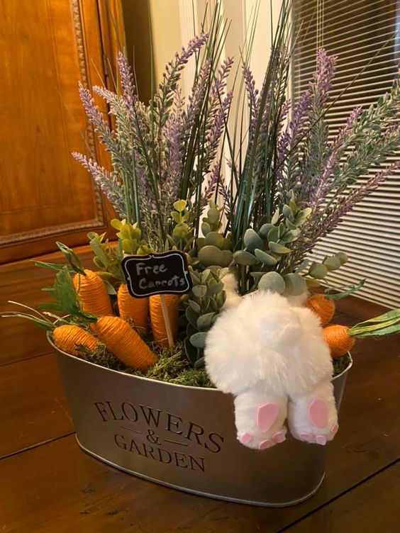 bunny tail planter