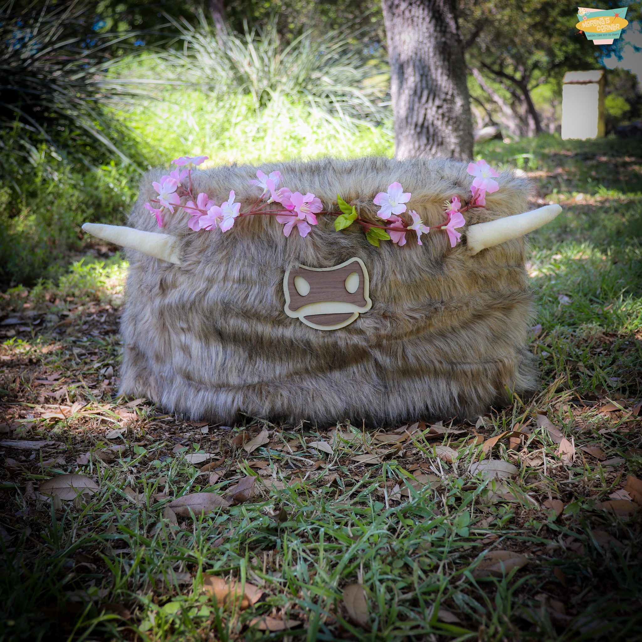 cow tuffet DIY