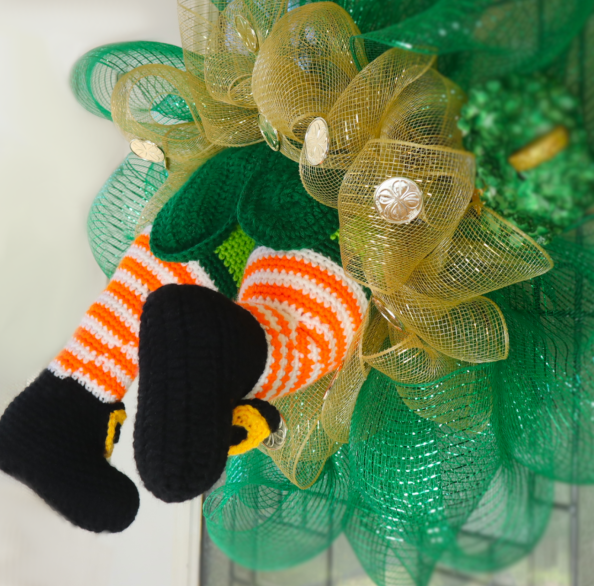 leprechaun wreath diy