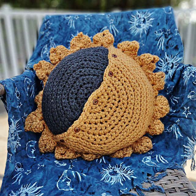 Solar Eclipse Pillow