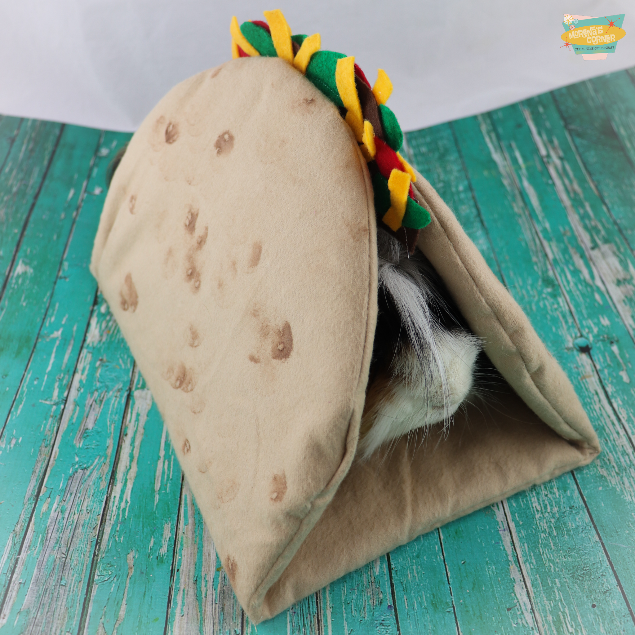 make a cute hideaway for your pet