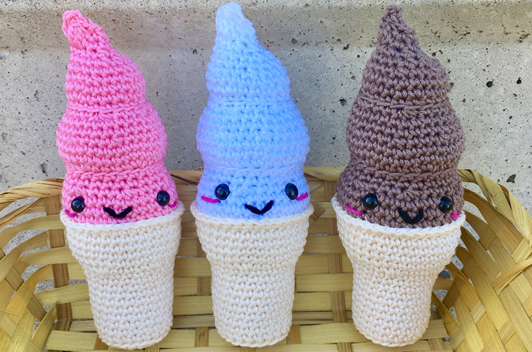 Crochet Soft Serve Plush