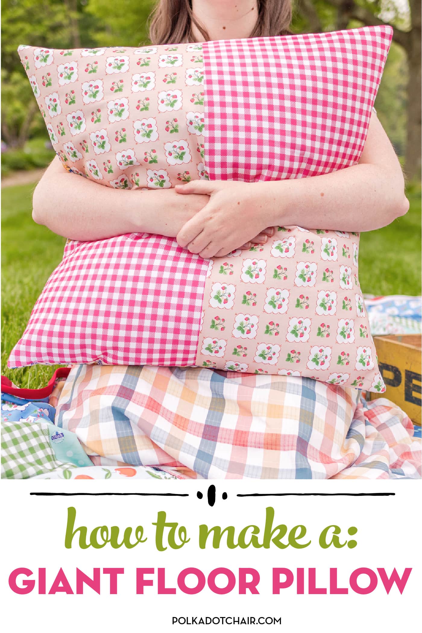 giant floor pillow for picnic