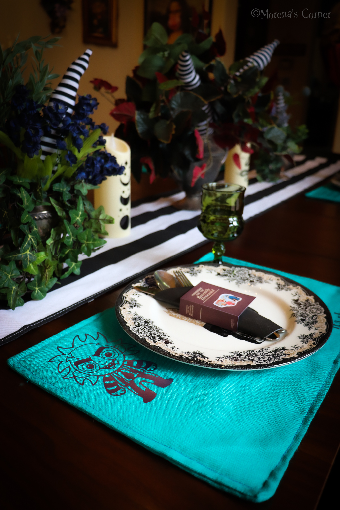 diy Beetlejuice placemat