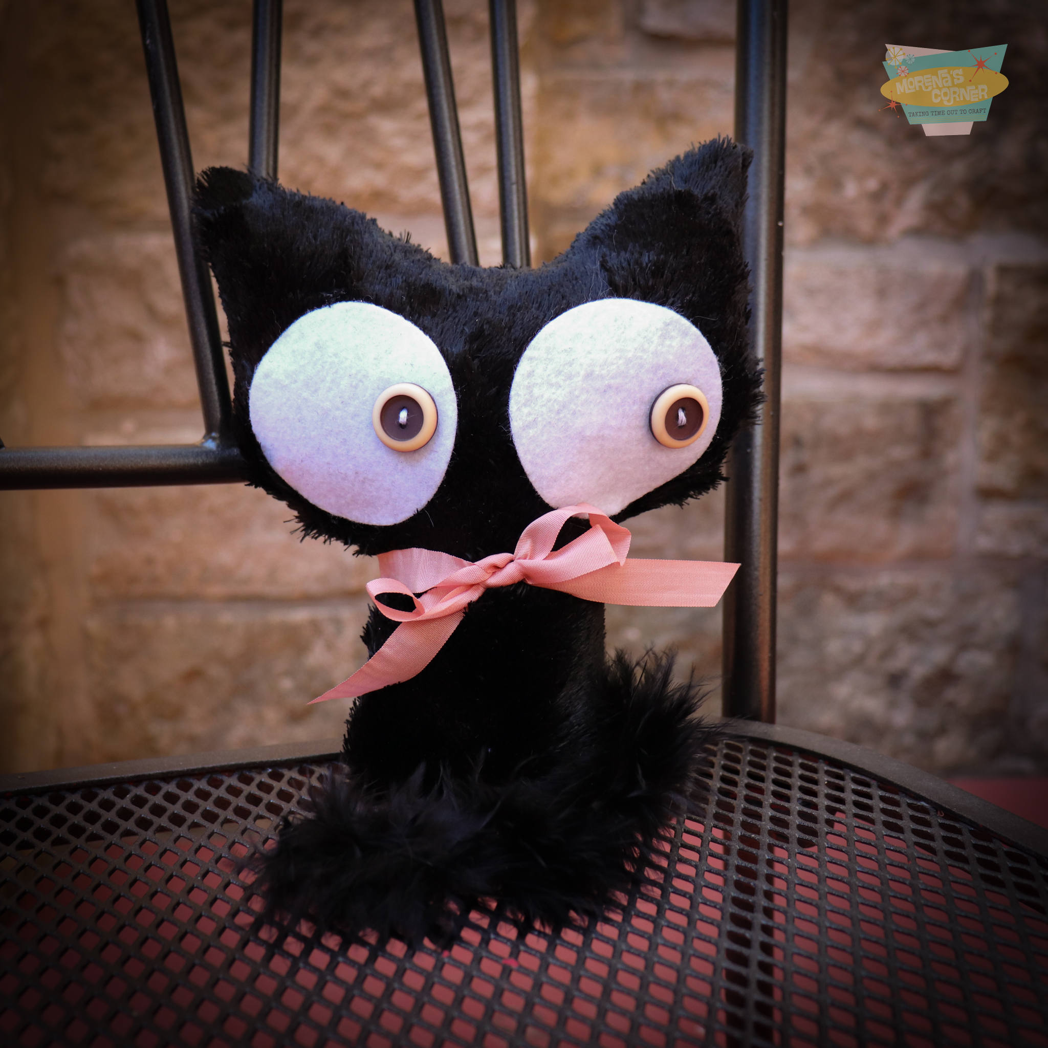 DIY cat plush with poly-fil