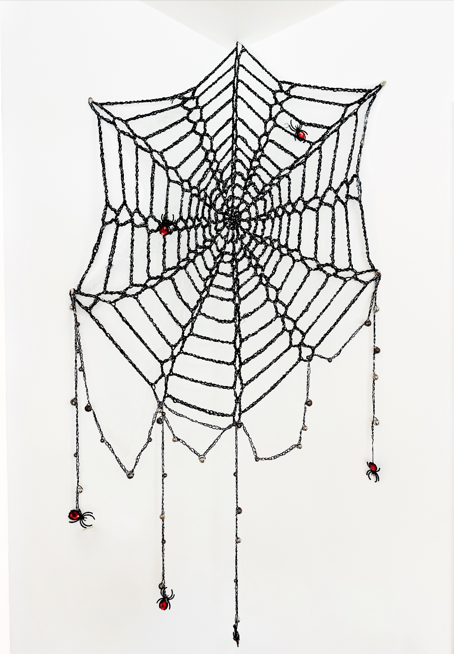 crochet spider webs
