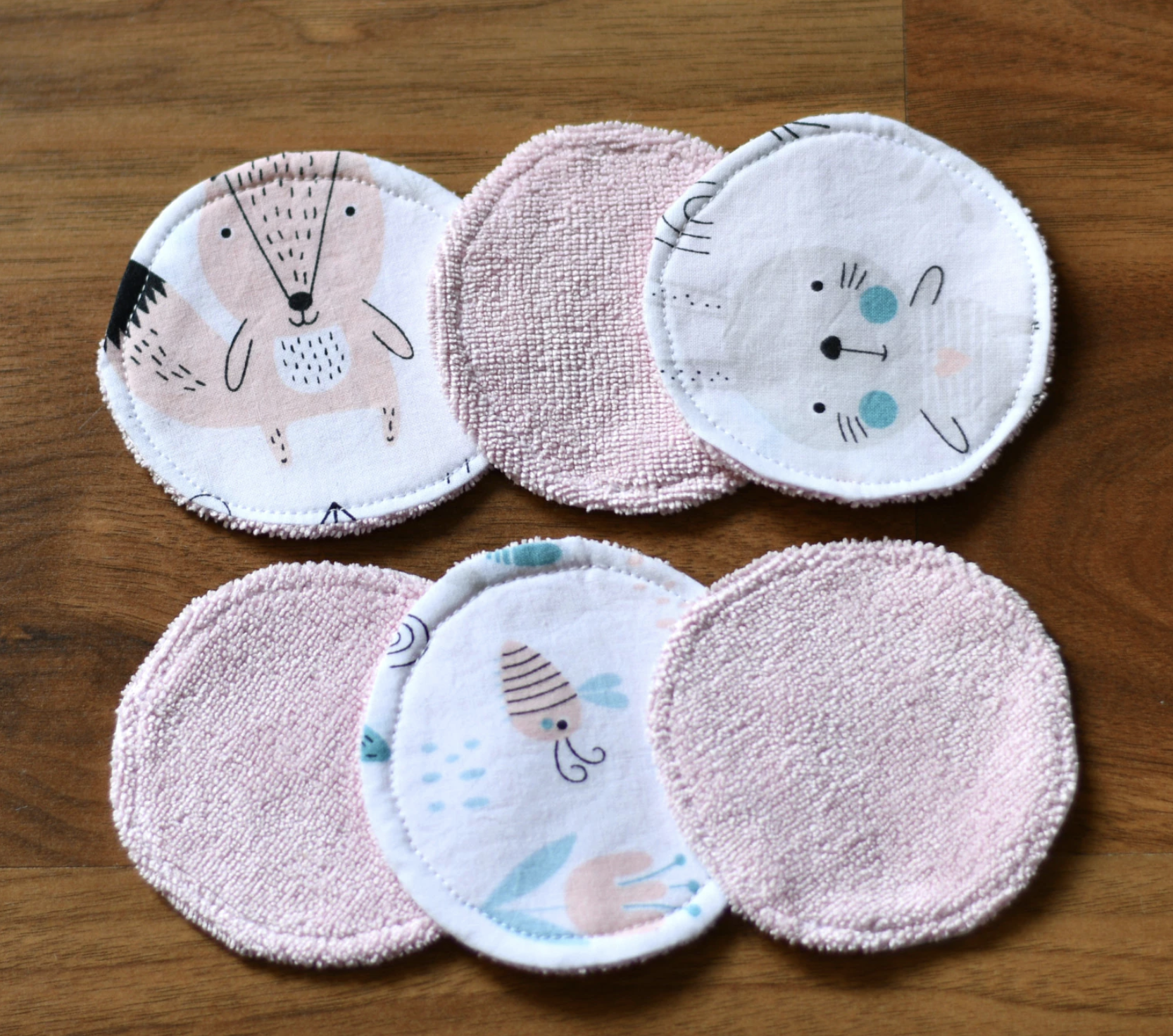 DIY cloth fabric face rounds sew sustainable