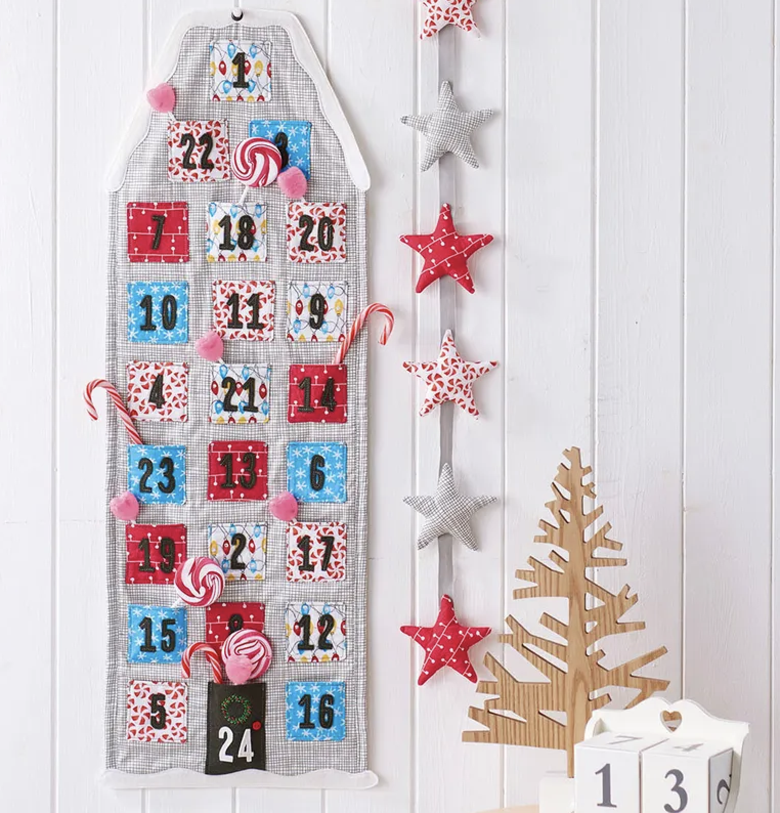 sew a calendar for Christmas