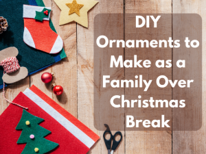 DIY Ornaments to Make as a Family Over Christmas Break