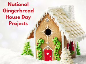 national gingerbread house day projects to sew and crochet